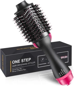 One Step Hair Brush And Dryer | Hair Volumizer Styler Comb 1000W Hair Straightener Curler Roller | One Step Hair Curler