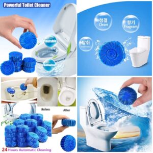 Original China Toilet Cleaning Tablets 10pcs | Fragrance Toilet Bowl Tablets | Blue Chemical Tablets For Washroom Toilet