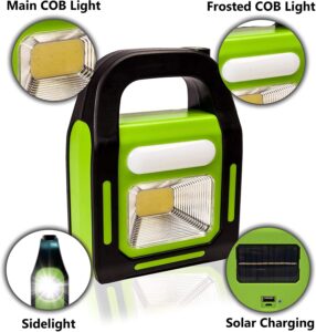Solar Rechargeable 3-in-1 Emergency Light – Hurry Bolt Portable LED Work Light, Torch & Power Bank