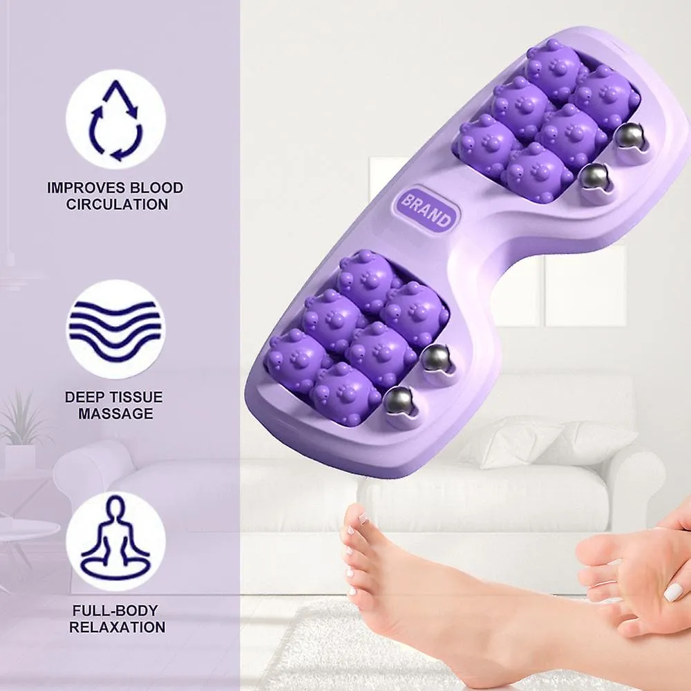 Roller Manual Foot Massager – Body Stress Buster & Accupressure Point Device for Foot & Leg Pain Relief (Random Color) - Image 3